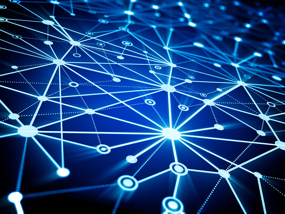 JAGGAER Integrations - Digital Dots Connected by Lines