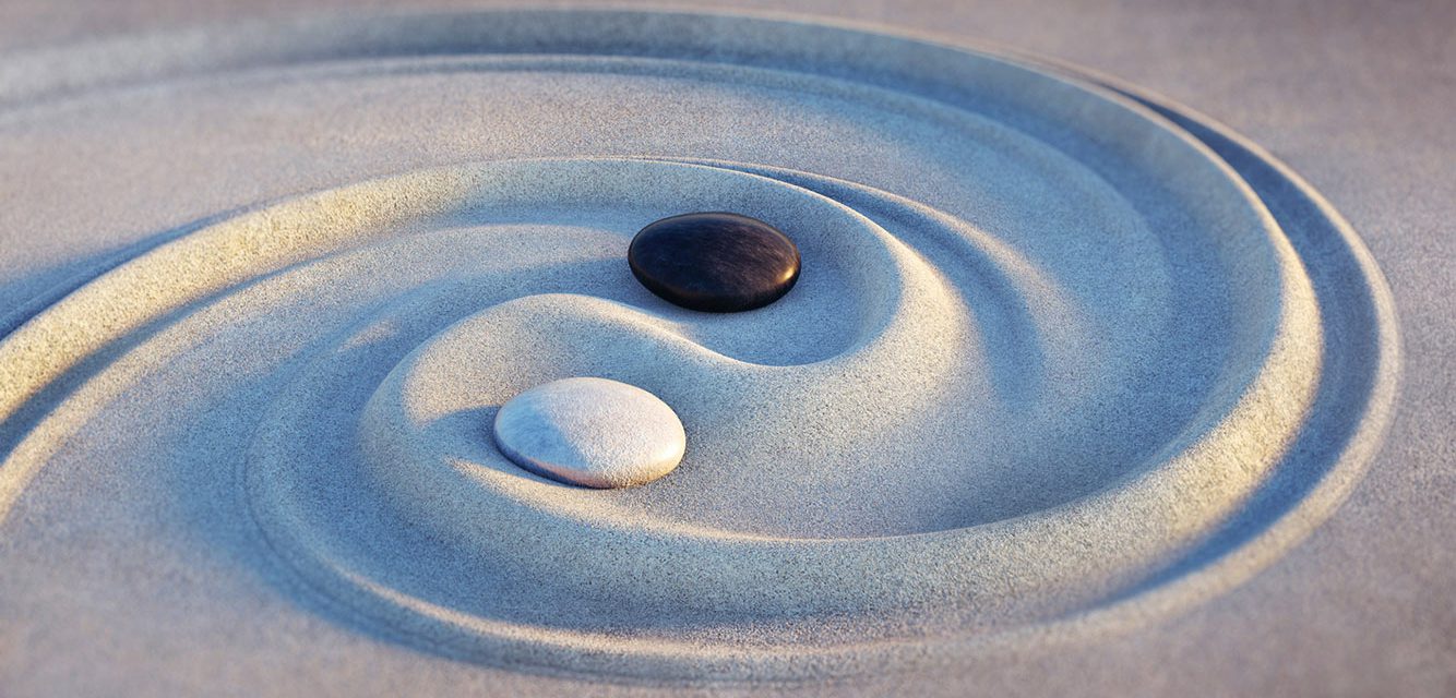 JAGGAER Trust Center - Yin & Yang Symbol Using Rocks